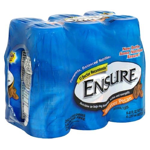 Ensure Nutrition Drink, Butter Pecan, 6-8 fl oz (237 ml) Bottles [1.5 qt (1.42 l)]