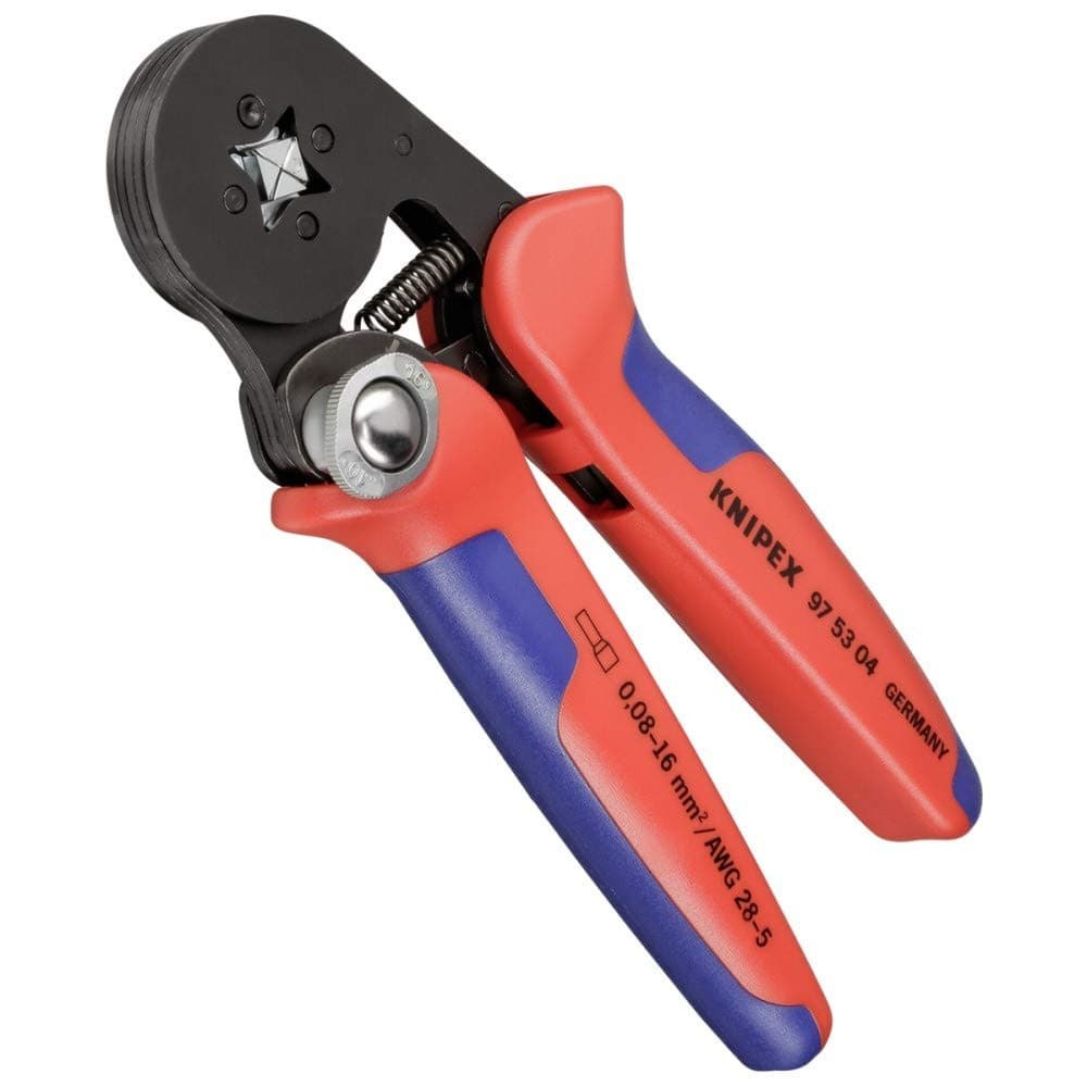 KNIPEX Tools 97 53 04 Crimping Pliers for end sleeves with lateral access 0,08-10/16mm