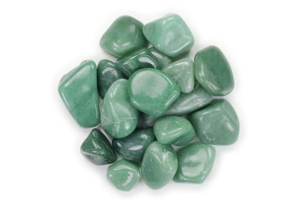 Materials: 1/2 lb Green Aventurine Tumbled Stones "AA" Grade from Brazil - Bulk Natural Polished Gemstone Supplies for Wicca, Reiki, and Energy Crystal Healing *Wholesale Lot*