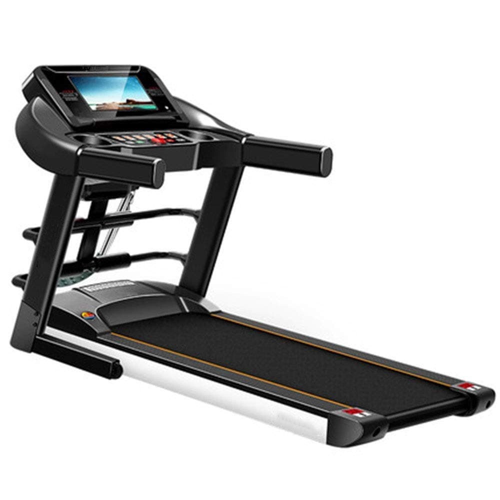 DYB Innovative High-Speed Folding Treadmill Treadmill Motorised Running 10.1 Inch Color Screen Mute Multifunctional Home Treadmill Fitness Workout (,Size : 108x138x68.5cm)