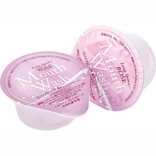 Okina Long Spin Rose Anticavity Mouth Wash for Bad Breath, 14ml x 10 Single Use Travel Size Packets