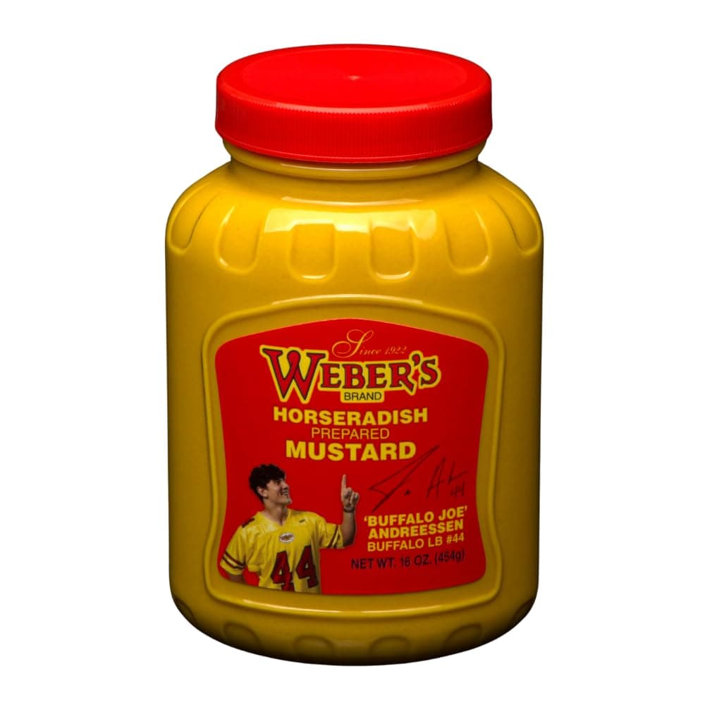 Weber's Buffalo's Own Brand Original Horseradish Mustard 16 ounce