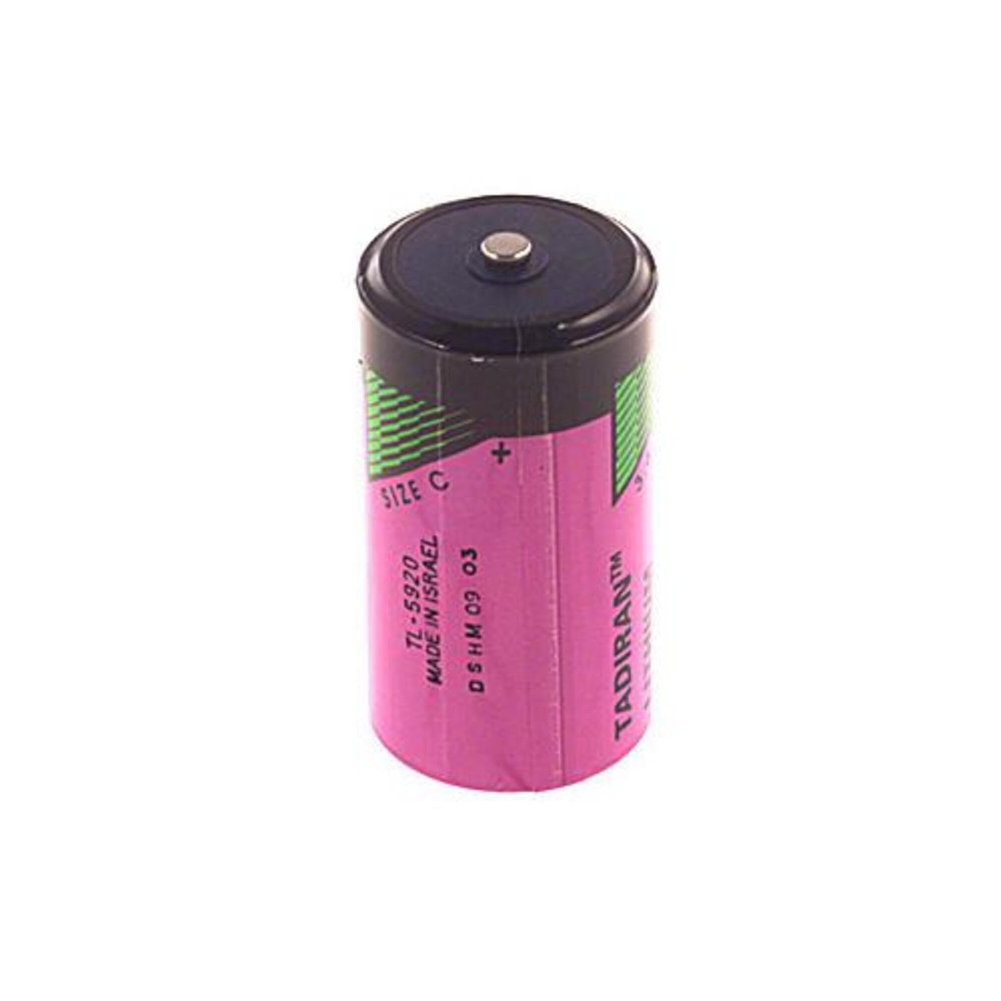 TADIRAN BATTERIES TL-5920/S Non-rechargeable Battery, Lithium, 8.5 Ah, 3.6 V, C, Raised Positive and Flat Negative, 26.2 mm