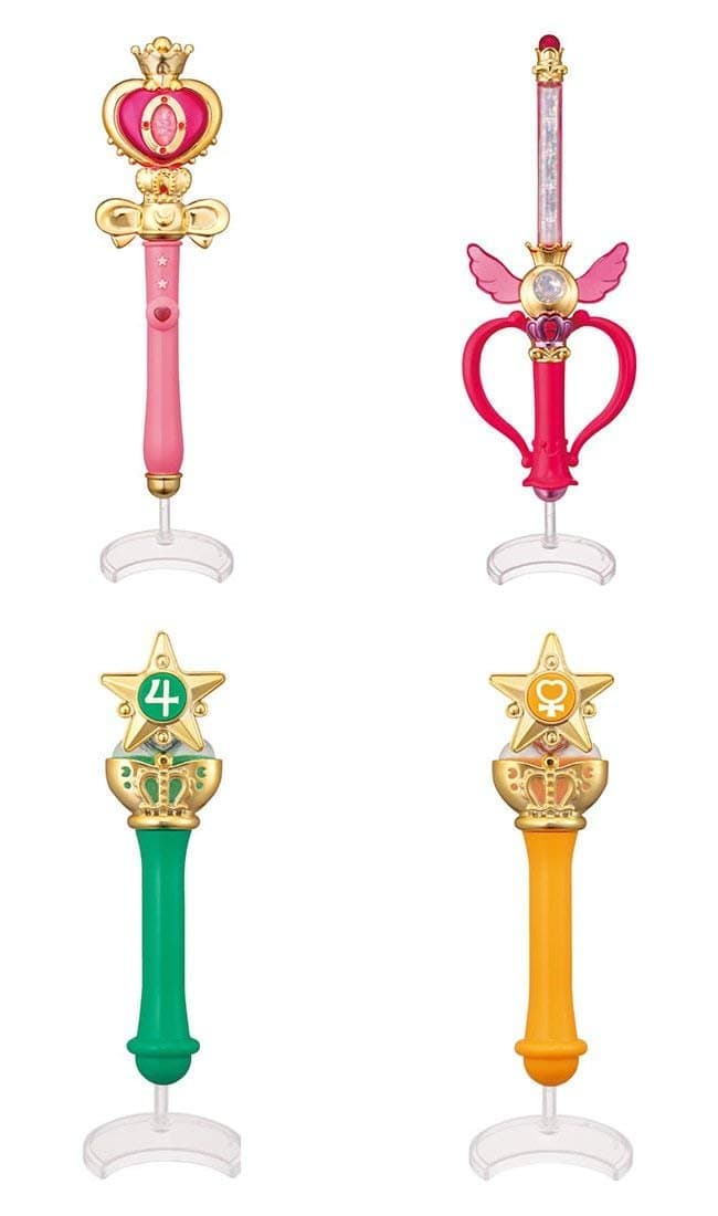 Gashapon Sailor Moon Stick and Rod 2 Set