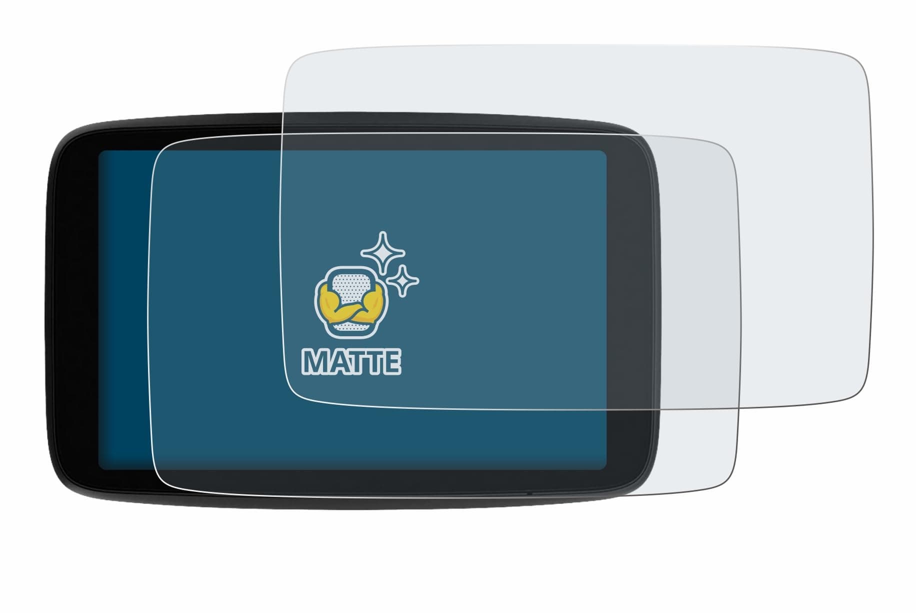 brotect Screen Protector Anti-Glare compatible with TomTom GO Expert Plus 7" (2 Pack) Screen Protector Matte, Anti-Fingerprint Protection Film