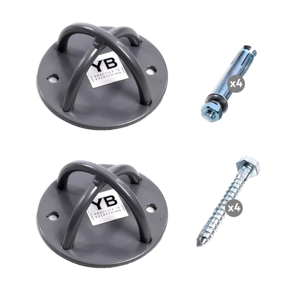 Yoga Trapeze Swing Set for Home & Outdoor | Easy Setup for Strength, Balance & Back Pain Relief | Adjustable Straps & 600lb Capacity, Includes Carrying Bag & Online Tutorials