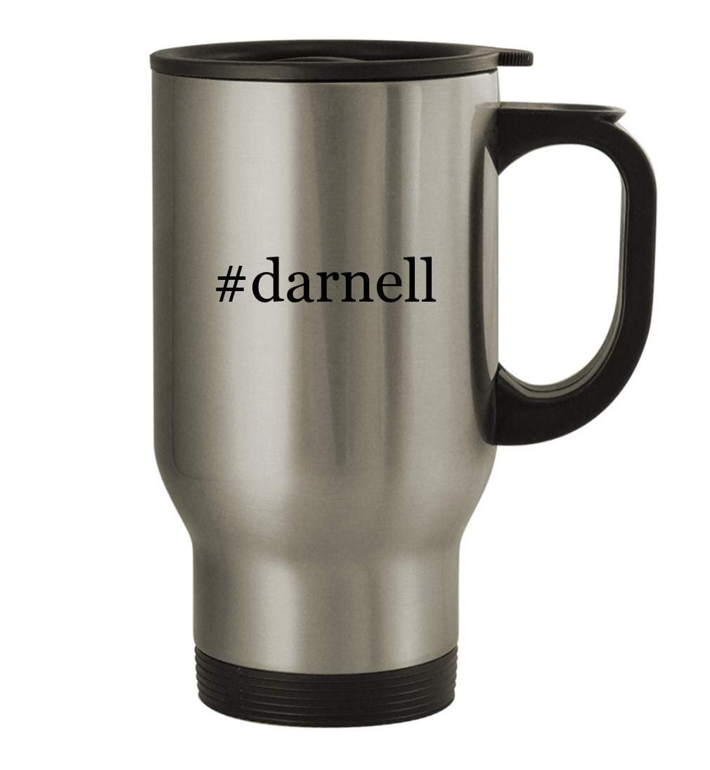 #darnell - 14oz Stainless Steel Travel Mug, Silver
