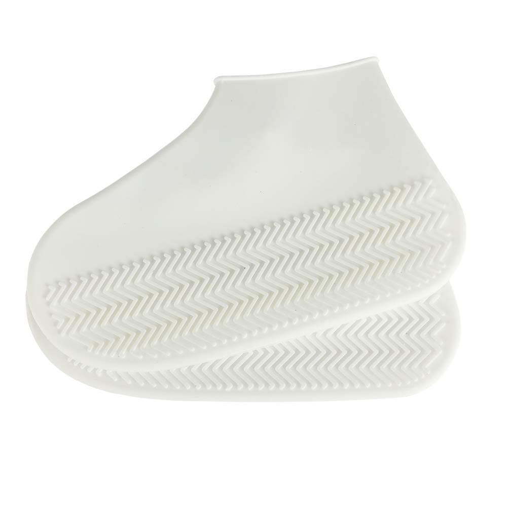 FOOTLINE Non-Slip Silicone Rain Boot Shoe Cover Waterproof Reusable Foldable Overshoes with Excellent Elasticity 1 Pair …