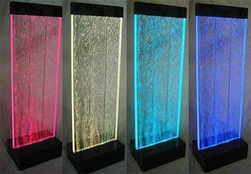 Jersey Home Decor 80” Tall x 20” Wide XXL Standing Bubble Panel, Water Fountain, Color Lights/Remote Ctrl