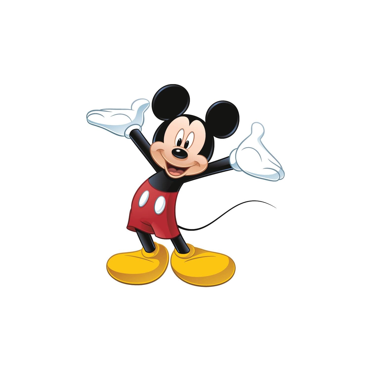 RoomMates Disney Mickey & Friends Mickey Mouse Peel & Stick Giant Wall Decal , RMK1508GM