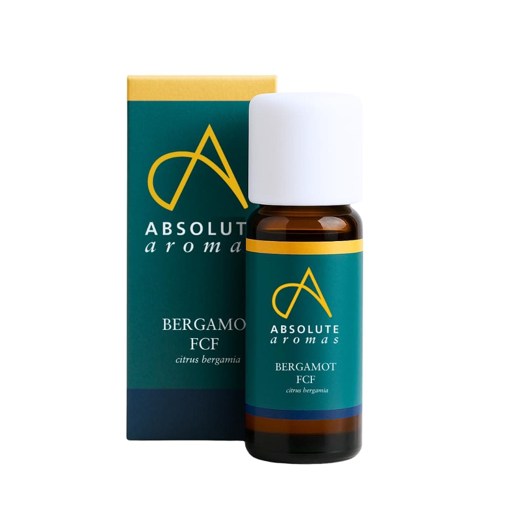 Absolute Aromas Bergamot FCF Essential Oil 10ml - Pure, Natural, Undiluted, Cruelty Free and Vegan – for Aromatherapy, Diffusers, Candle Making and DIY Beauty Recipes