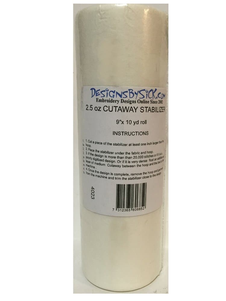 2.5 oz CUTAWAY 9 X 10