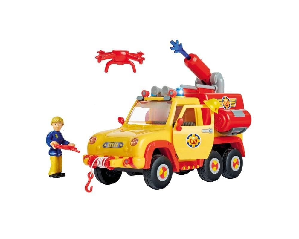 Fireman Sam - Pick Up Venus 2.0 - Sound and Light Effects - 1 Figure + Accessories Included - Batteries Included - 109251094038