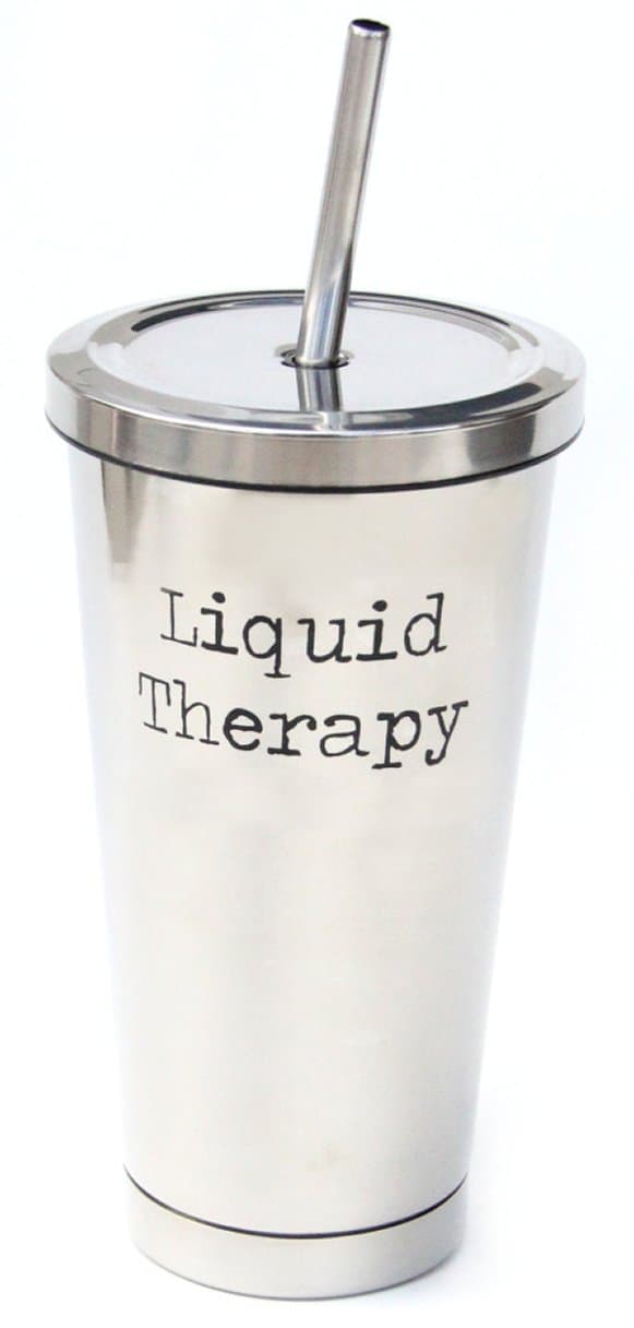 Jules Travel Stainless Steel Double Walled To Go Cup Liquid Therapy Silver