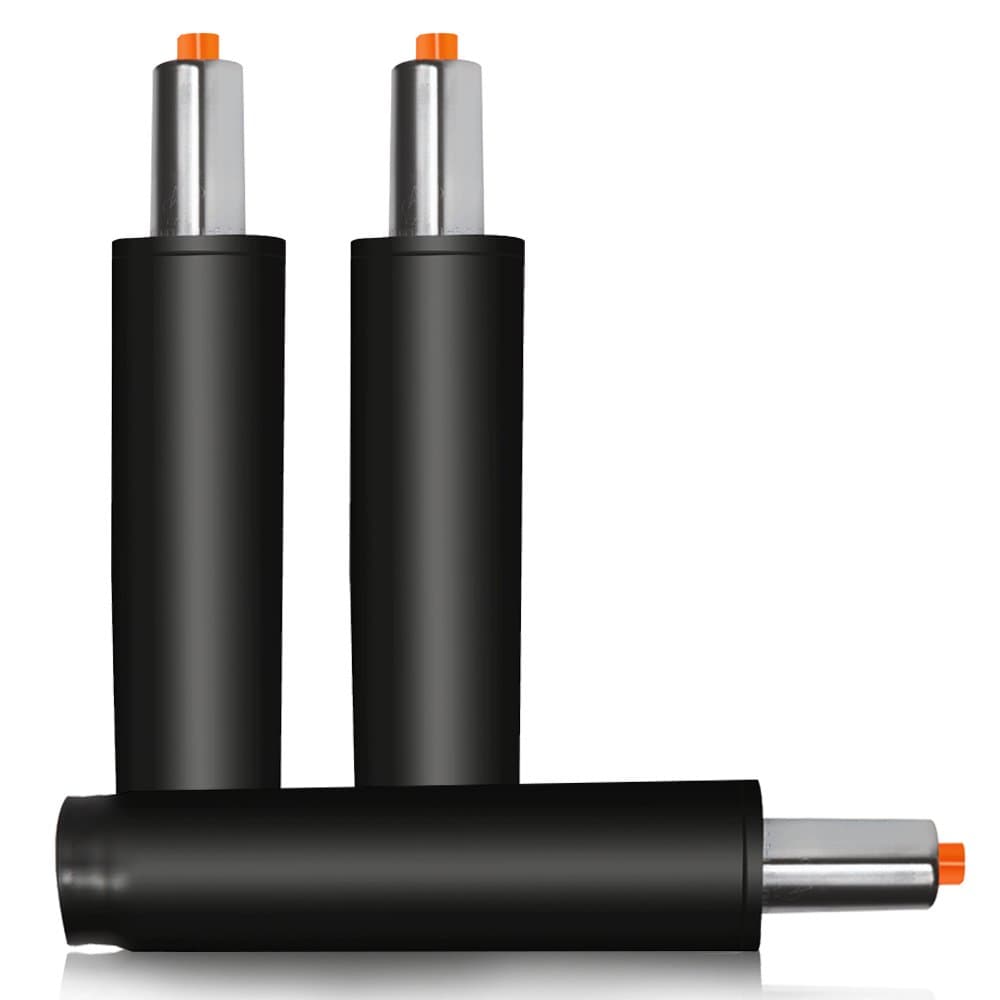 EuroStile Office Chair Gas Lift Cylinder Replacement for Universal Size, Heavy Duty Hydraulic and Pneumatic Shock, Fits Swivel Chairs Black