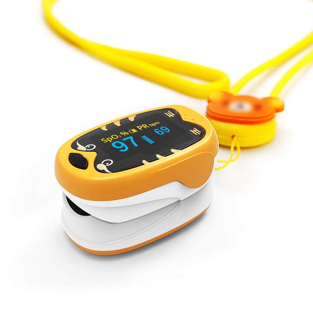 Portable Rechargeable Oxygen Monitor and Pulse Rate Monitor for Children PR