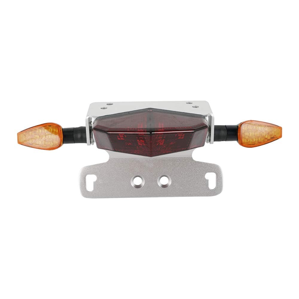 NICECNC Red Rear Tail Tidy Fender Eliminator LED Brake Light Turn Signals Lights Compatible with Suzuki DRZ 400S 2000-2019, DRZ 400SM 2005-2019