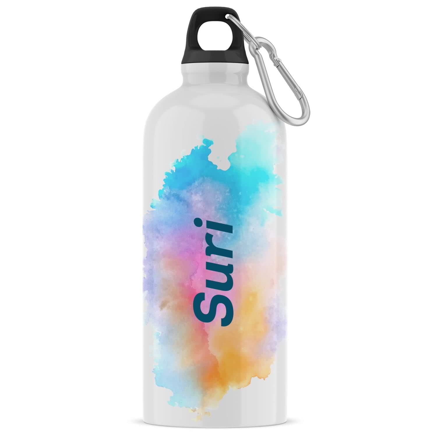 ASHVAH Customizable/Personalised Sipper Water Bottle, Leak Proof, for School, Gym, Home, Office 600 ML - Birthday, Return Gift, Girls, Name - Suri