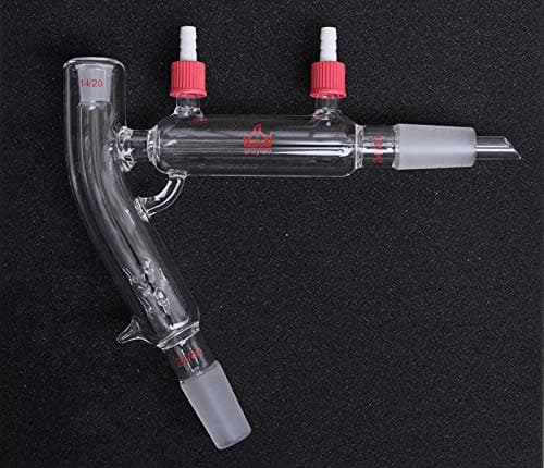 Glass Short Path Distillation Head 2L Joint 24/40 with Vigreux Bent 60 Degree