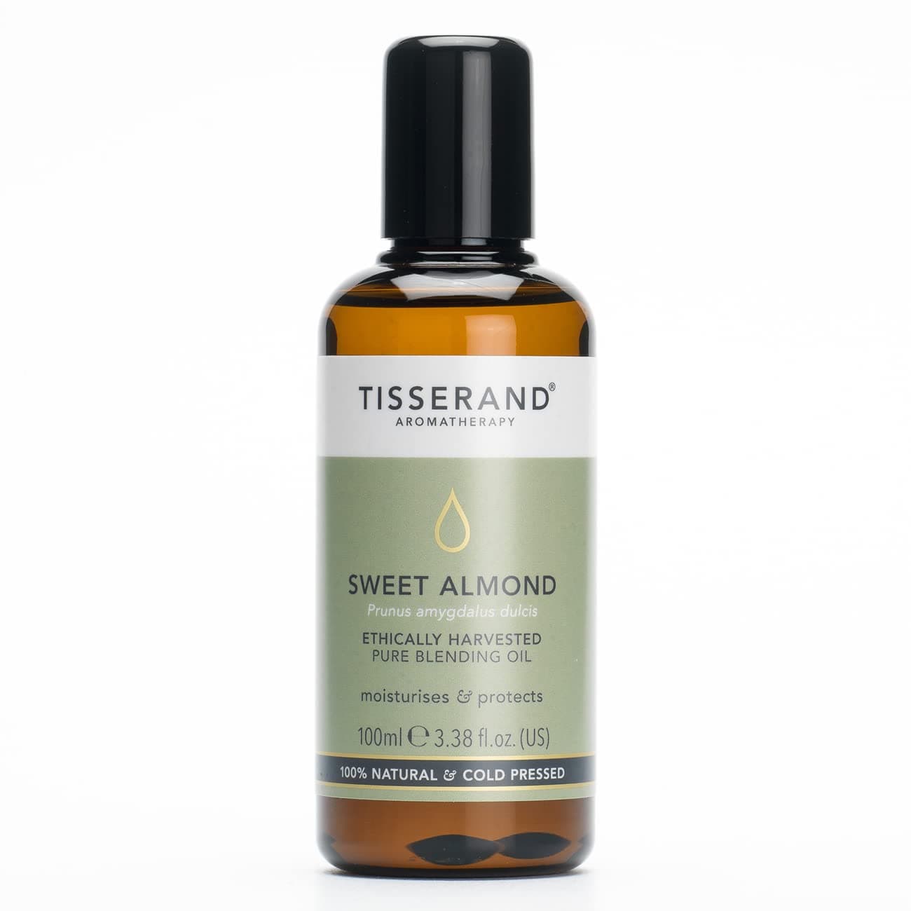 Tisserand Aromatherapy - Sweet Almond Oil - Ethically Harvested Carrier Oil - Face and Body Blending Oil - 100% Natural and Pure Carrier Oil for Essential Oils Mixing