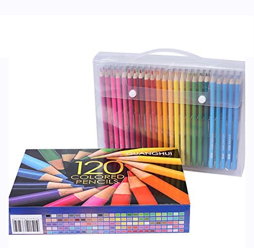 Professional wooden 120 Colored Pencils set Lapis De Cor school Artist Painting Oil Color Pencil For Drawing Sketch art Supplies