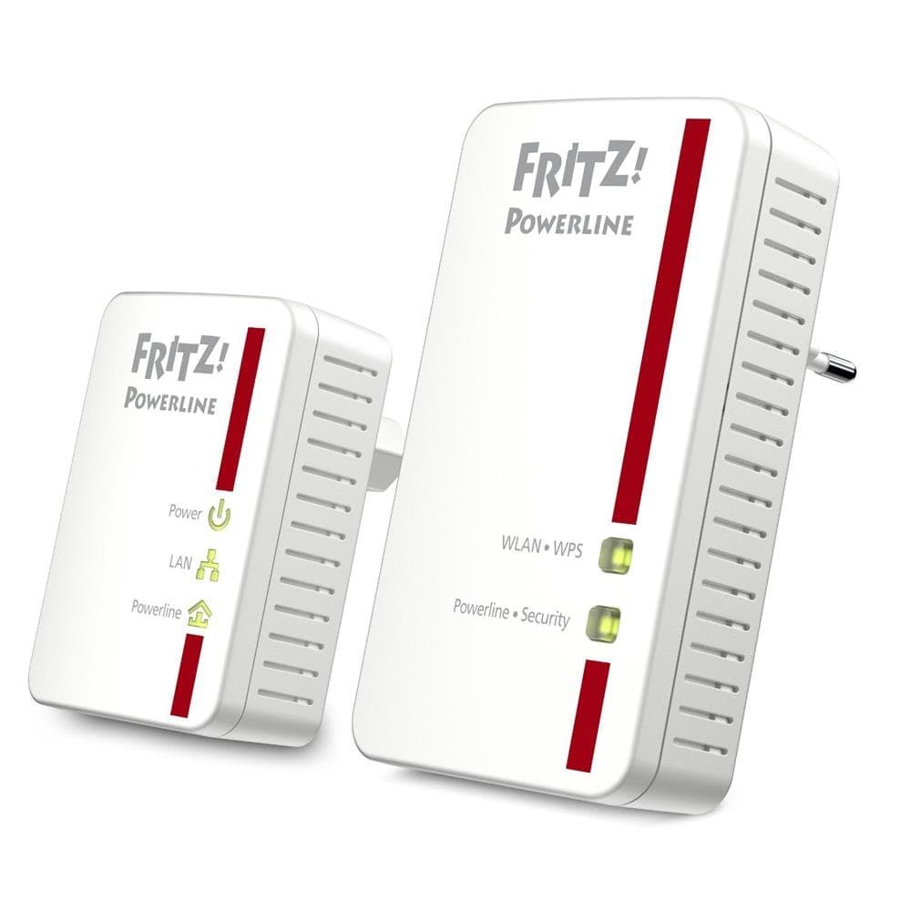 AVM FRITZ!Powerline 540E WLAN Set (500 MBit/s WLAN-Access Point Fast-Ethernet-LAN)