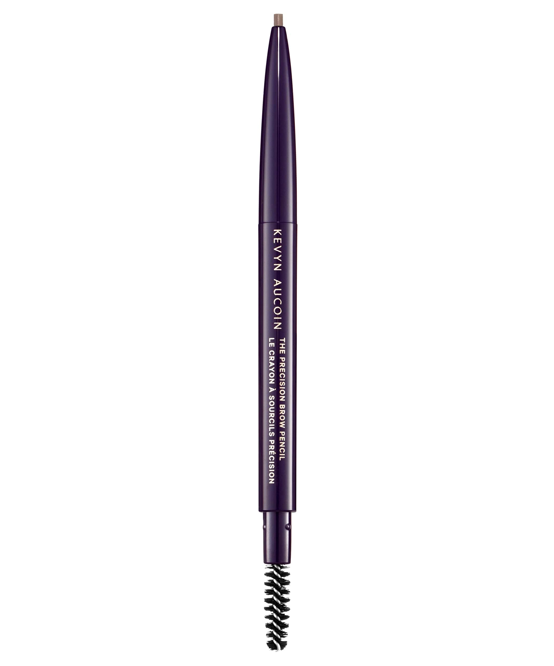 The Precision Brow Pencil, Brunette: Ultra slim, thin and strong. Retractable plus spoolie brush. Pro makeup artist go to. Sculpt, define and shape eyebrows. Stay put, smudge-proof.