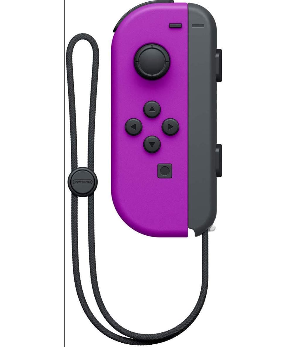 Nintendo Genuine Switch Joy Con Wireless Controller Neon Purple (Left) (Renewed)