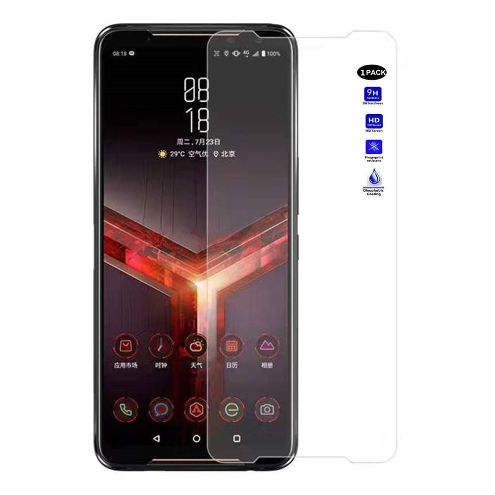 XMTON Asus ROG Phone II ZS660KL,Asus ROG Phone 2 6.59" Screen Protector,Transparent 0.3mm 9H Hardness Tempered Glass Screen Protector for Asus ROG Phone II,Asus ROG Phone 2 Smartphone (1 Pack)