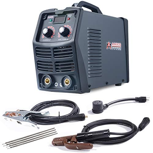 Amico MMA-160, 160 Amp Stick Arc IGBT Digital Inverter DC Welder, 110V/230V Welding, Weld All Types Electrodes