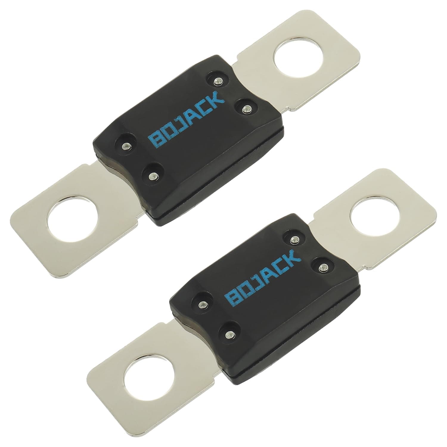 BOJACK MEGA/AMG High Current Fuse Bolt-on Fuse 200A Amp for Cars, Trucks, Construction Vehicles, Buses, Caravans (Pack of 2 ANM Fuses 200A)