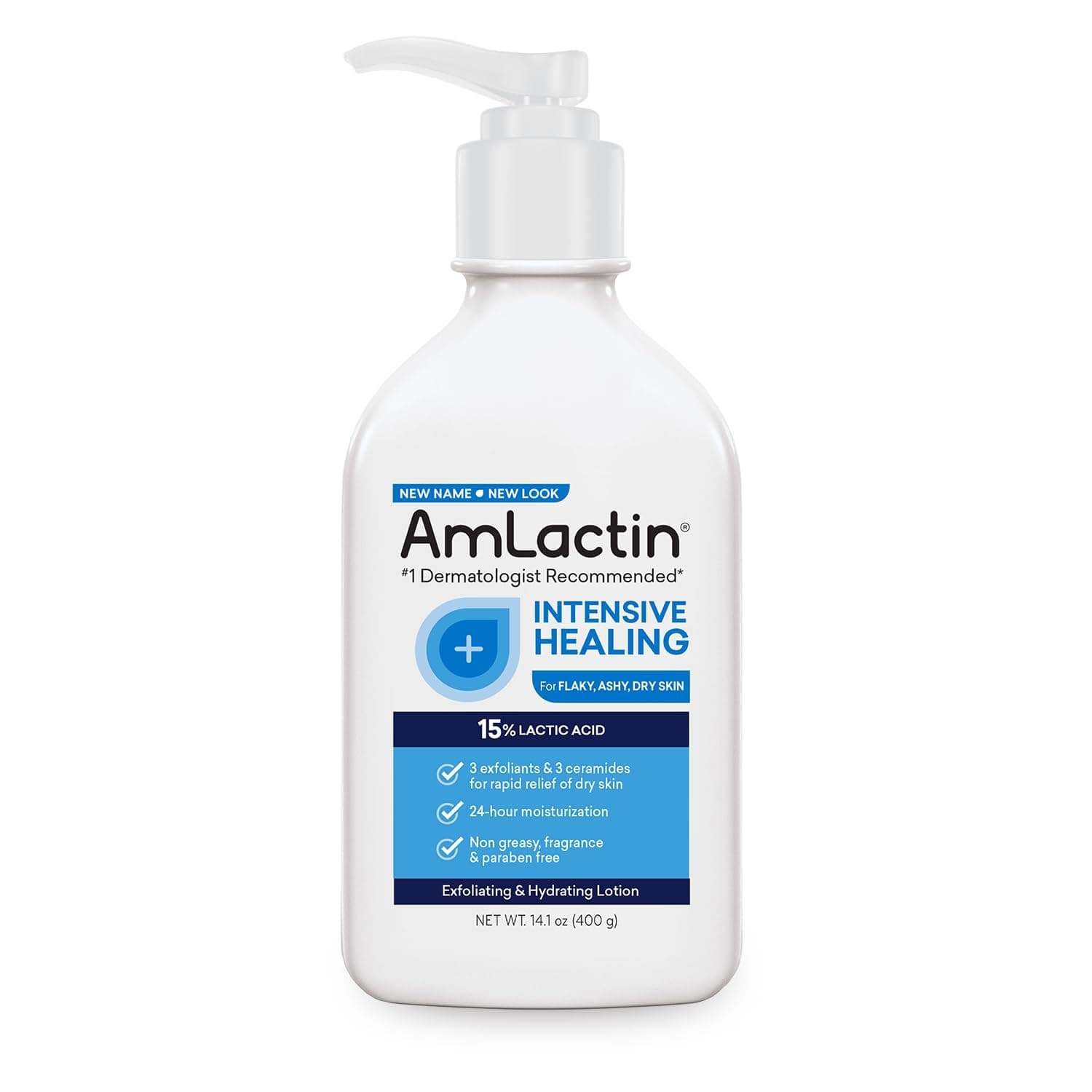 Amlactin Rapid Relief Restoring Lotion + Ceramides - 7.9 oz, Pack of 2