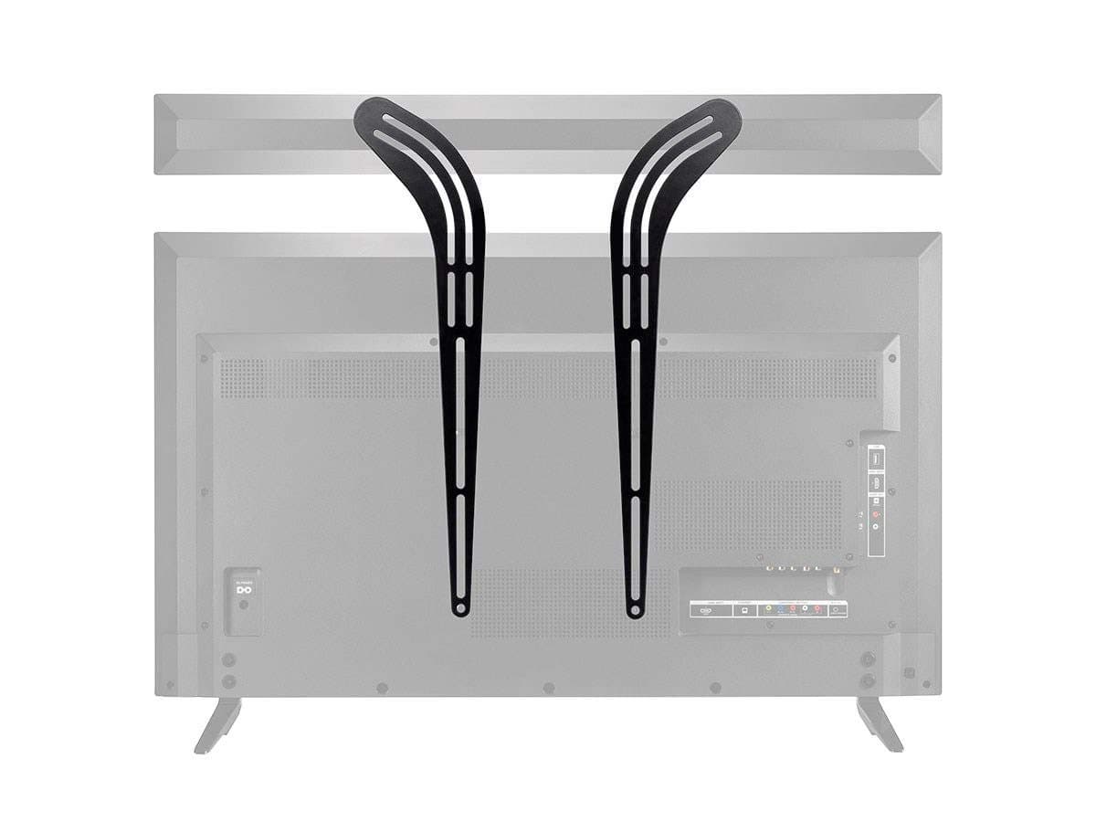 Monoprice - 115265 Universal Soundbar Bracket 2334; - 5534, Black, 22 x 1.7 x 7