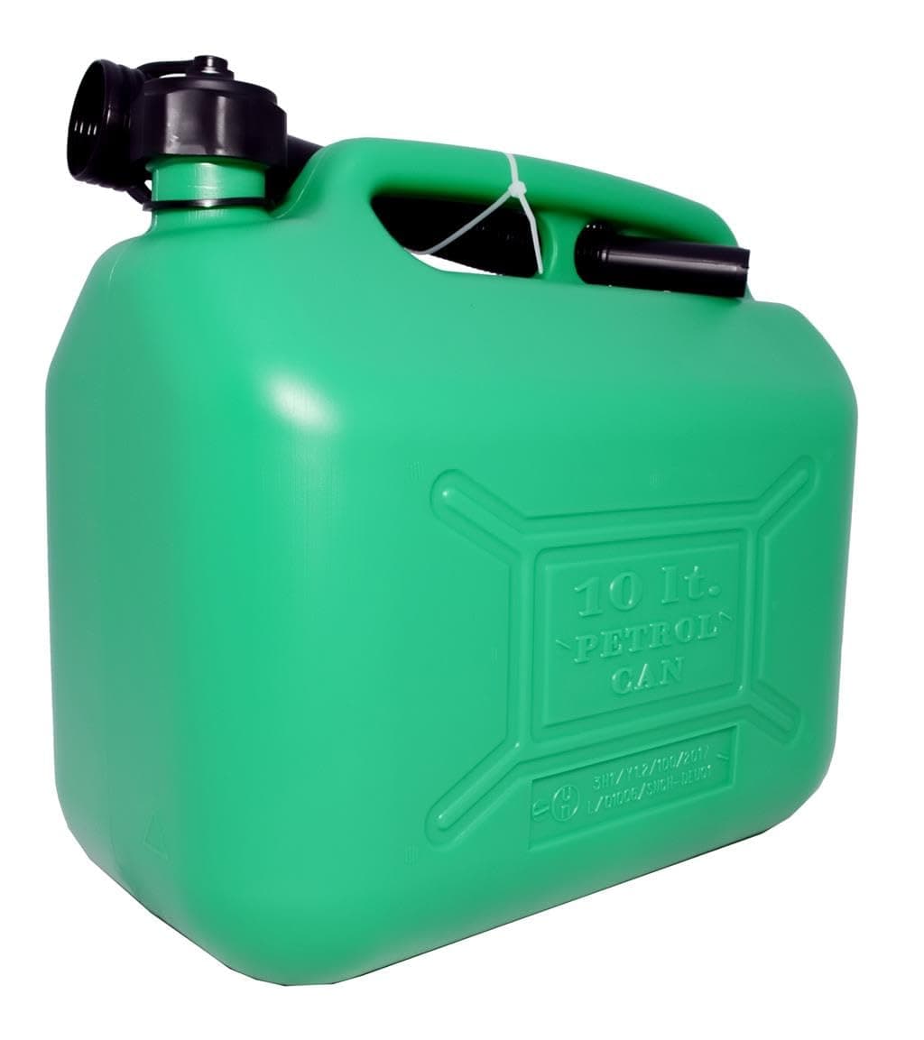 Hilka Tools 84809510 10L Plastic Fuel Can, Green