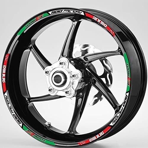 Aprilia Tuono v4 1100 factory full wheel rim Italian style graphics stickers decals
