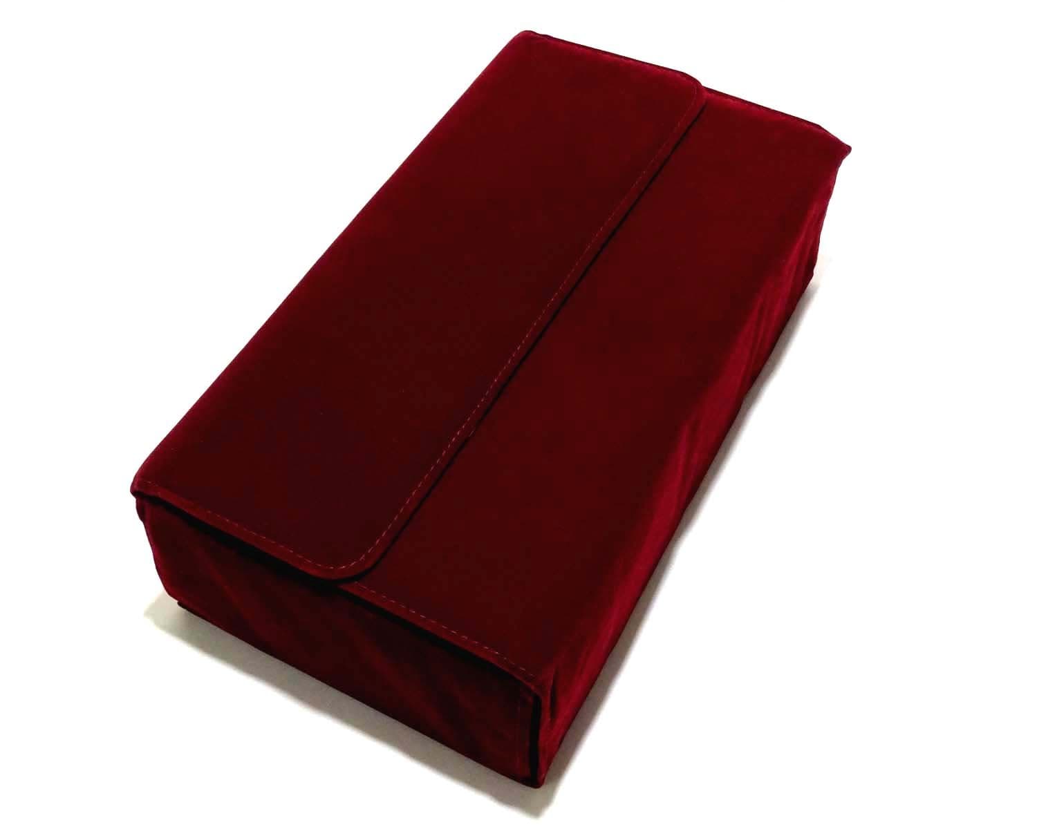 Girija Maroon Red Necklace folder Pouch 8 sets