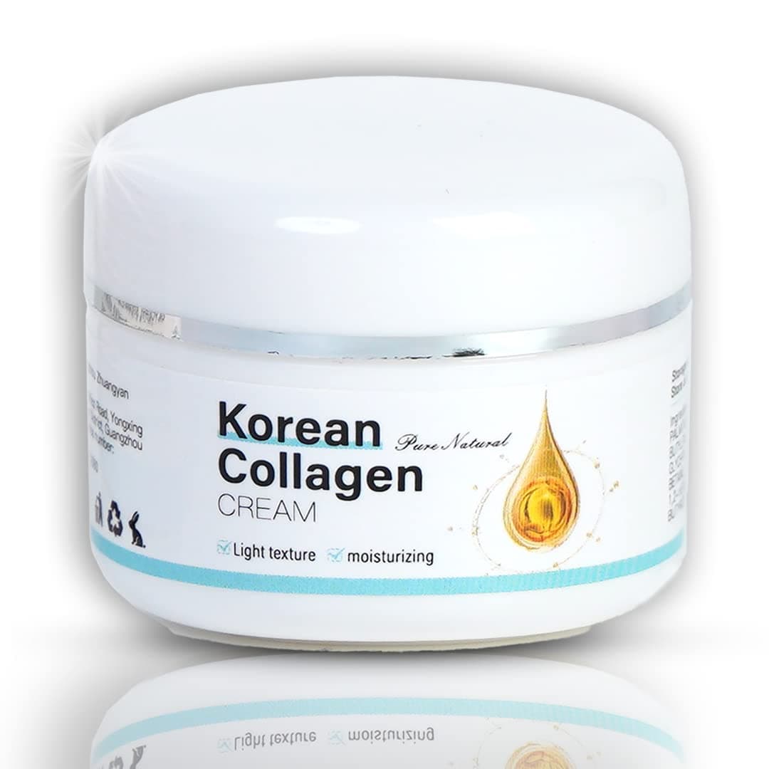 Korean Collagen Cream,Collagen Face Moisturizer, Day and Night Cream, Neck and Chest Cream to smooth skin and reduce wrinkles,Korean skincare, K beauty,anti aging