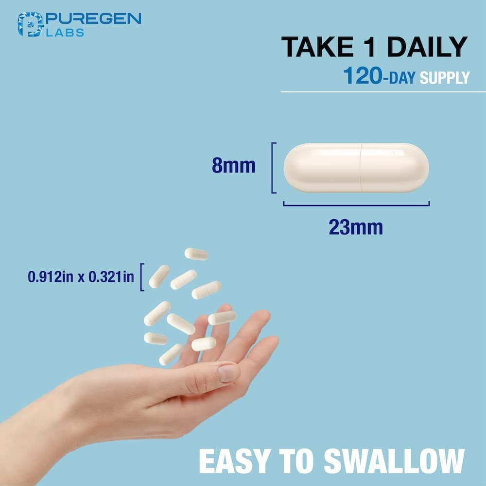 Magnesium Glycinate 500mg [High Potency] Veggie Caps, Chelated for Superior Absorption, Non-GMO, NO Gluten and Dairy, Gentle on Stomach | Total 360 Capsules