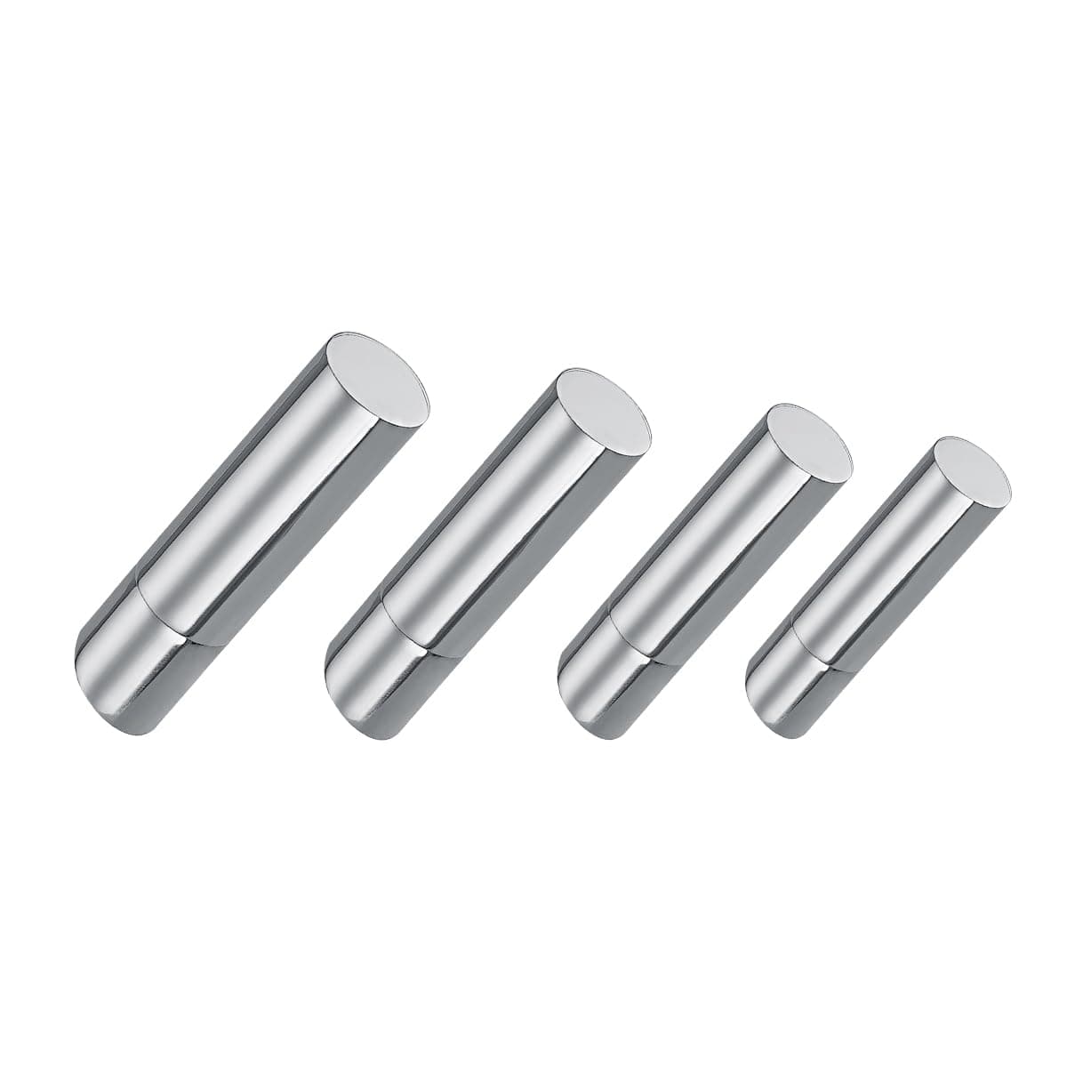 Wall Hooks Chrome, 304 Stainless Steel Coat Hooks Wall Mounted for Robe Hat Clothes Hanger Towels, Polished Chrome, 4 Pack, RH120-CH-P4