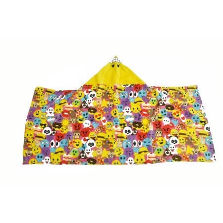 Emoji Pal "Emoji Land" Hooded Towel WK656361 24" x 50"