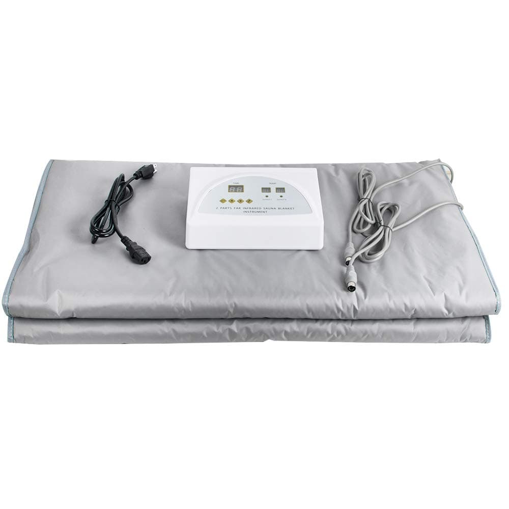 Sauna Blanket with Controller Digital Far-Infrared Heat Blanket with 3 Zone for Helping Weight Lose