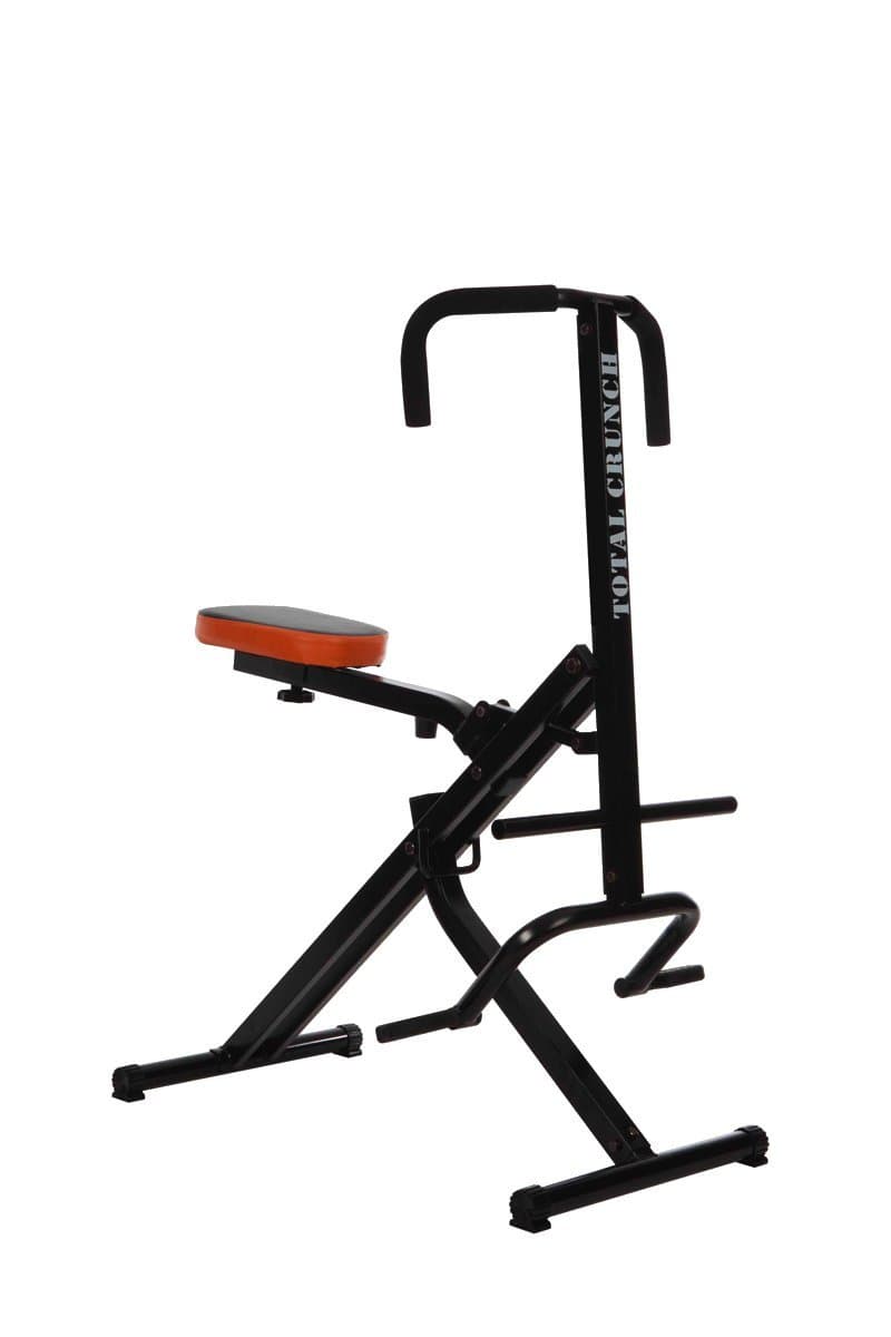 Total Crunch All in One Home Resistance & Cardio Trainer with Integrated Fitness Bike, Black