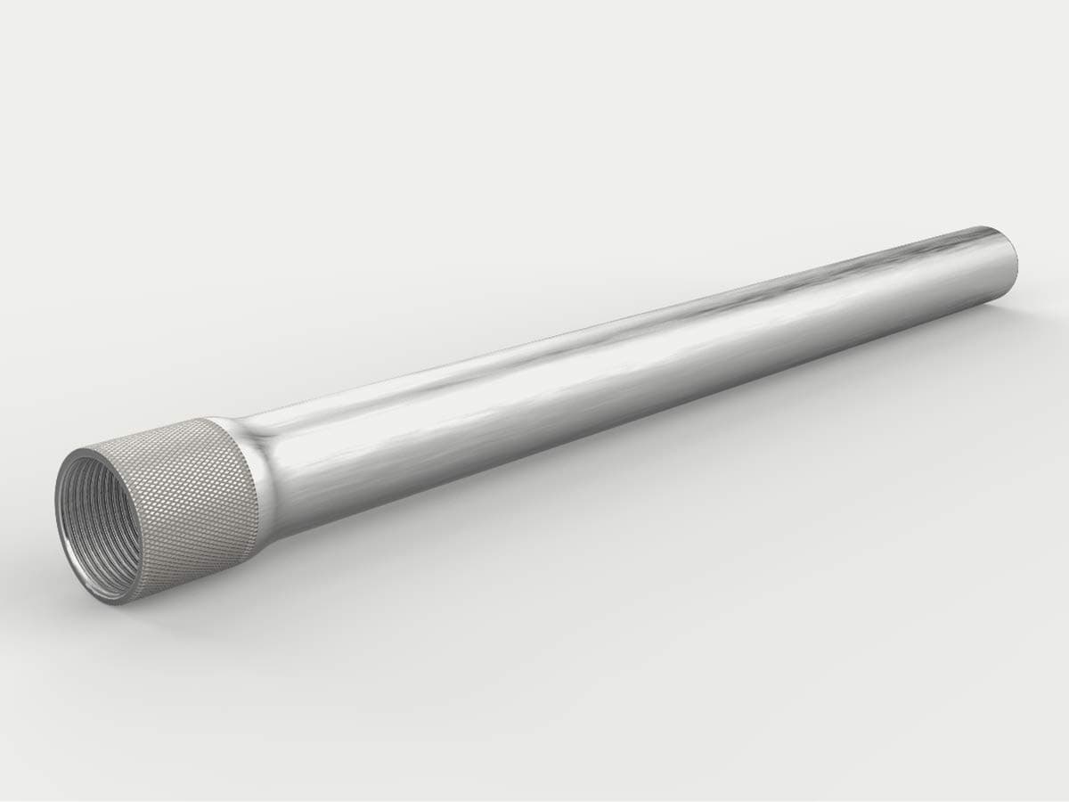 (5 Pack) Standard Metal Threaded Conduit Stems - 5" Downstem Conduits - Lighting Conduits and Stems