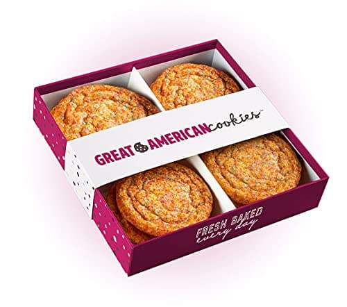 Great American Cookies - 12 Fresh Baked Sugar Cookies - Baked Daily, Hand Scooped and Never Frozen - Great for birthday, graduation, parties, or special events