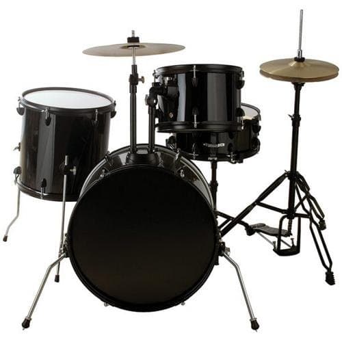 Groove Percussion 4-Piece Drum Set with Hardware and Cymbals