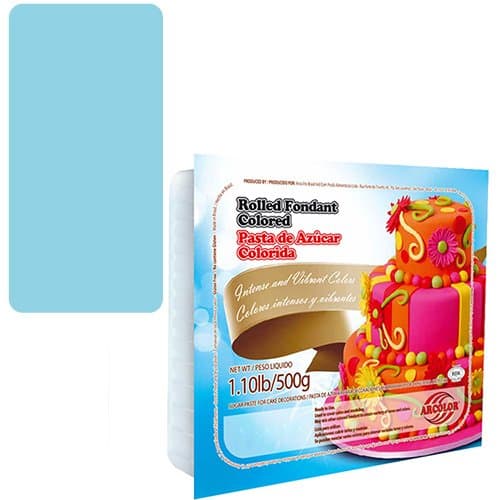 Vanilla Fondant 1.1 Lb (Baby Blue)