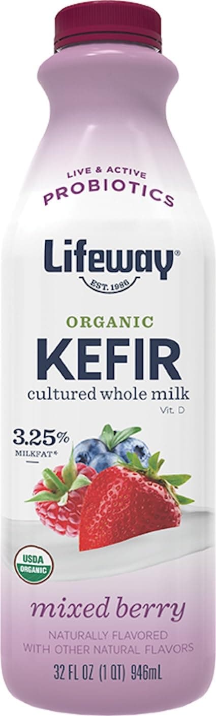 Organic Whole Milk, Mixed Berry, 32oz