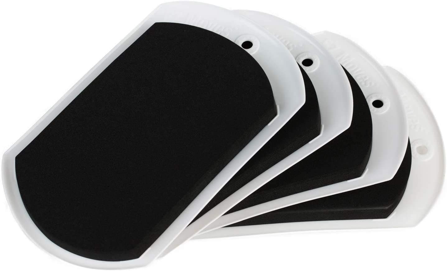 Furniture Slides for Carpet, Large (9” x 6”) - Easily Move Sofas, Loveseats, Cabinets, Bookcases, and More (4 Slides per Set)