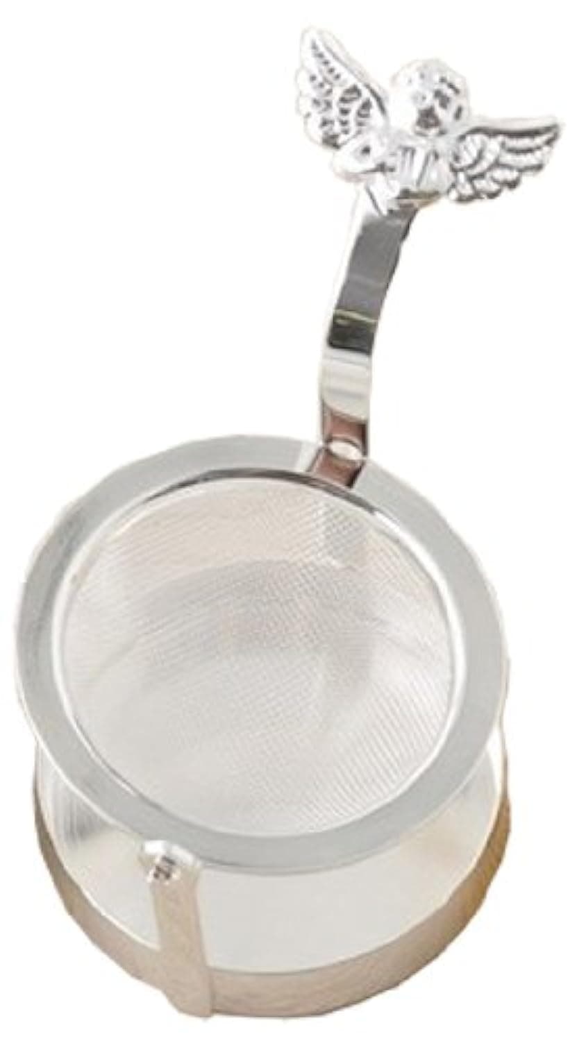 Takakuwa Metal Angel Rotating Tea Strainer, Silver