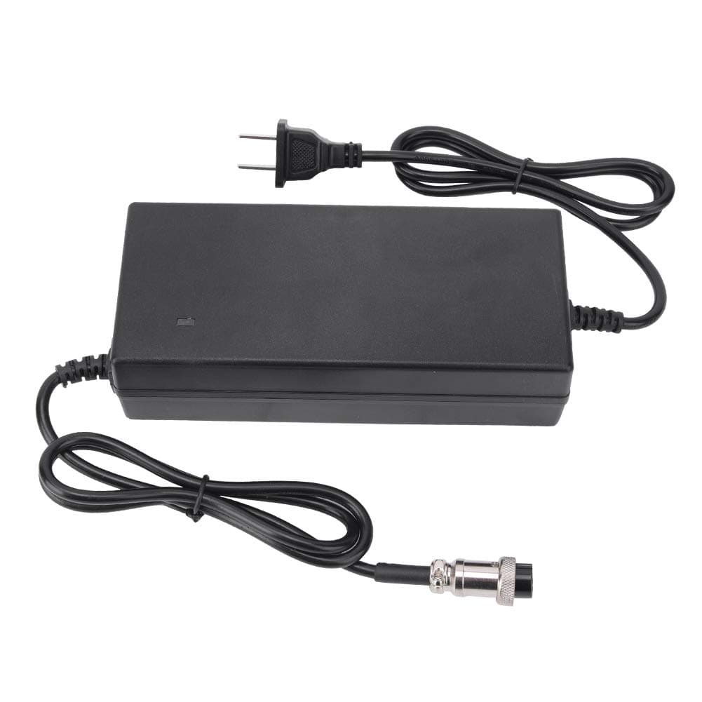 Gojiny Scooter Charger, 67.2V 3A Plastic Portable Universal Battery Charger for Electric Scooter Bicycle